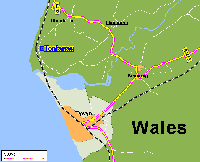 Tonfanau Map